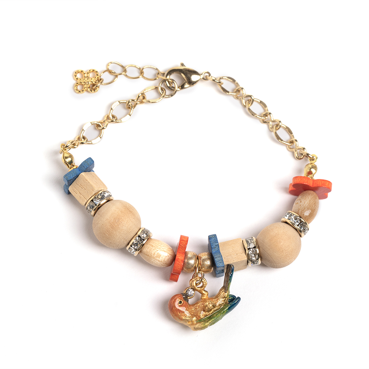 【PP】木遊びコガネブレスレット