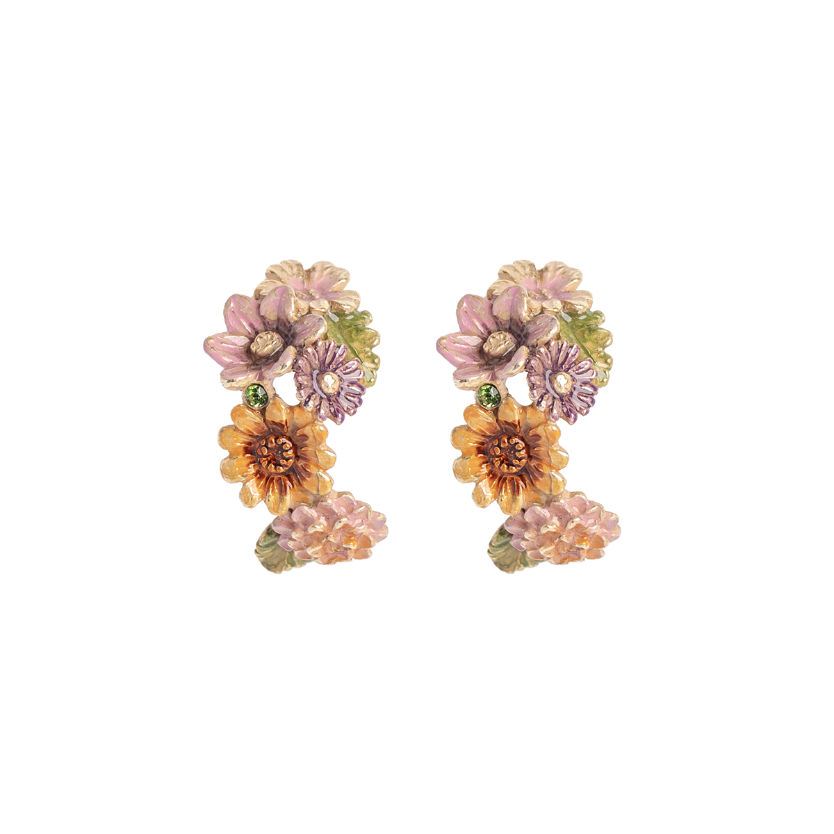 【PP】フラワーシャワーピアス
